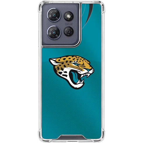 NFL Jacksonville Jaguars Team Jersey Moto G Power 5G (2025) Clear Case